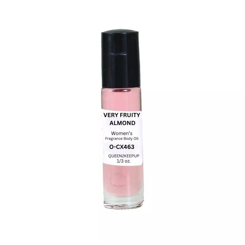 Very Fruity Almond (Women) Body Oil 10 ml Fragrance All Natural 1/3 oz Roll-On